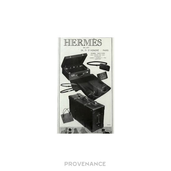 🔴 Hermes Antique Vintage Newsprint Ad - HERMÈS SELLIER V - Picture 5 of 8